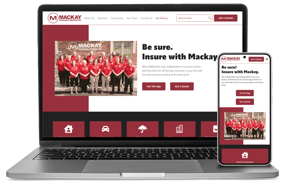Mackay Insurance website